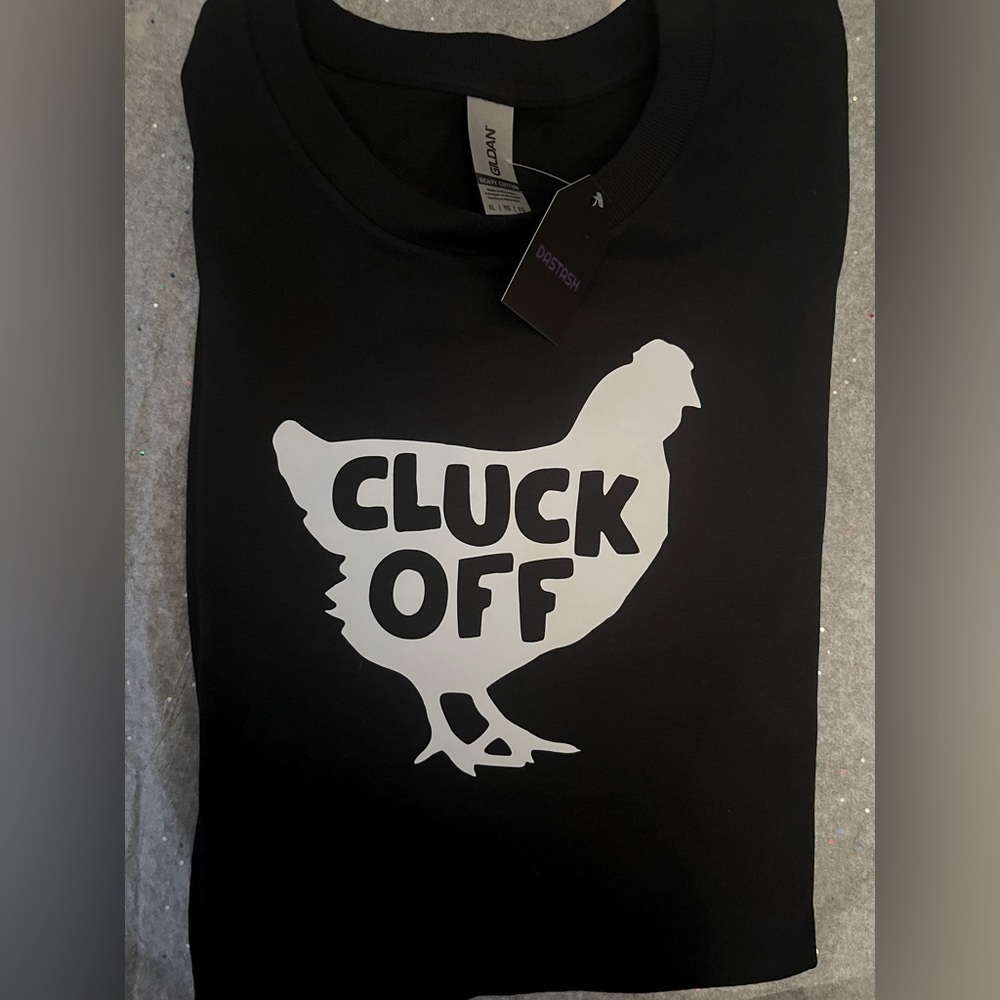 CLUCK OFF HAM STUFFED TURKEY BREASTS THANKSGIVING FUNNY TSHIRT